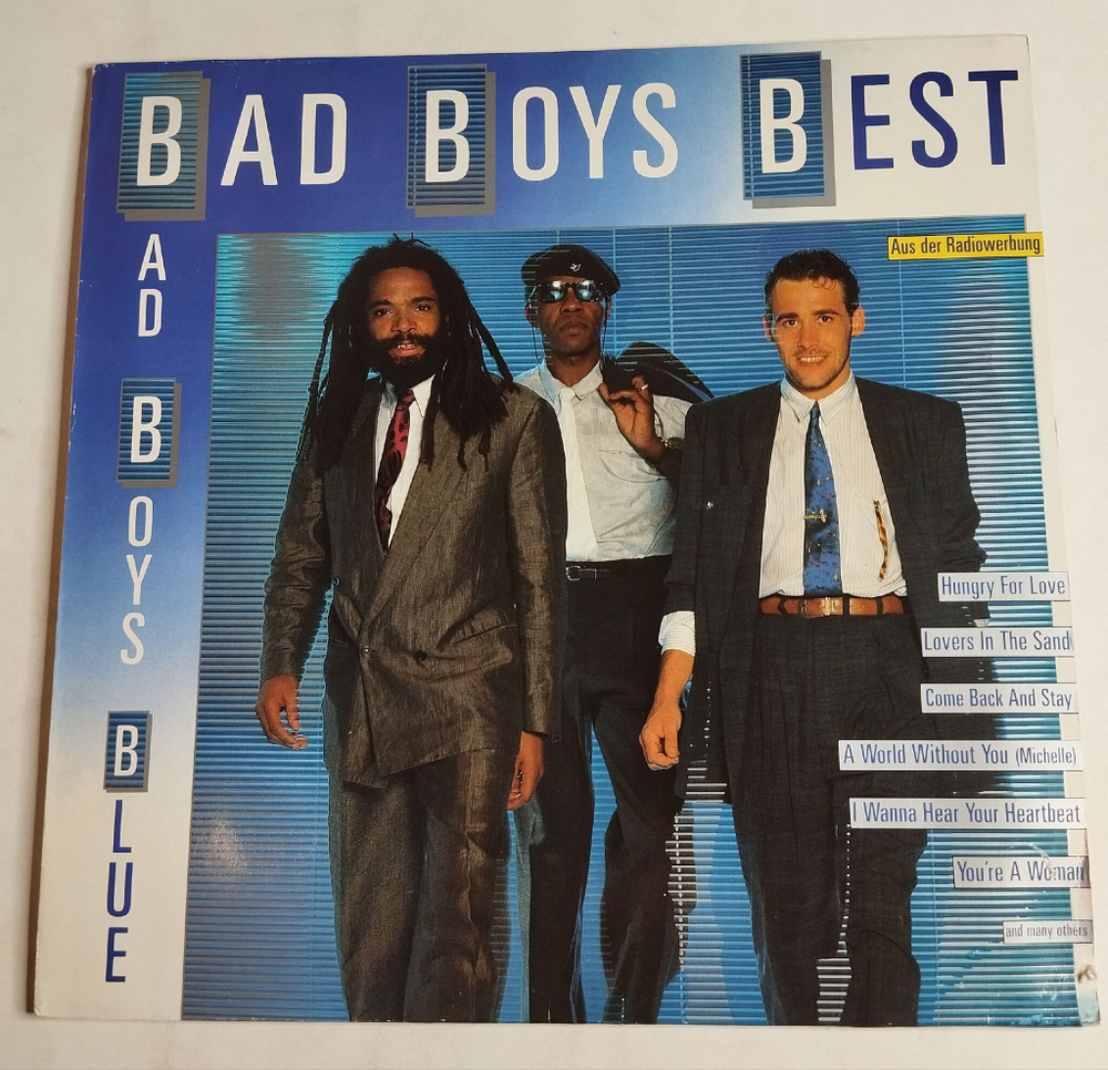 Винтажная виниловая пластинка LP Bad Boys Blue Best (Germany 1989) You are A Woman