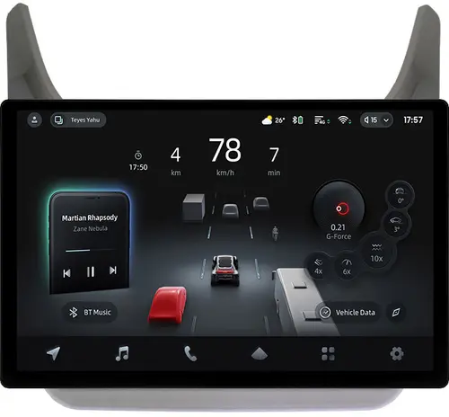 Магнитола для Chevrolet Cobalt 2011+, Ravon R4 (рамка серый глянец) - Teyes CC4-PRO монитор 13" 2K QLED на Android 13, Быстрейшая, Snapdragon 778G, ИИ, CarPlay, DSP, 4G SIM-слот