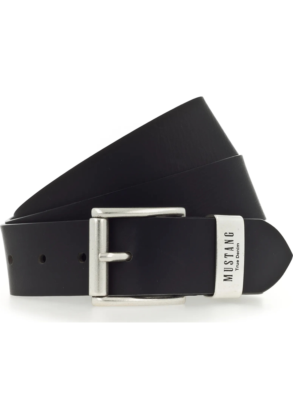 Ремень 40 mm with metal loop and buckle in polished silver MG2104R04-0790