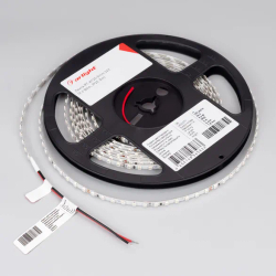 Светодиодная лента RT-A120-5mm 24V Green (9.6 W/m, IP20, 2835, 5m) (Arlight, узкая) 015663(2)