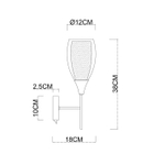 Бра Arte Lamp BARRY A7951AP-1CC, 1хE14