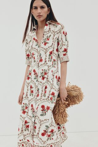 Платье-рубашка из поплина - H&M