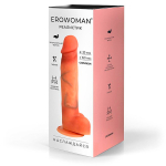 Телесный фаллоимитатор с внутренним стержнем 18,5см Bior Toys Erowoman-Eroman ER-30107
