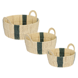 Корзина плетеная Tkano Bodhran Sage Ethnic tk24-st_ba0025