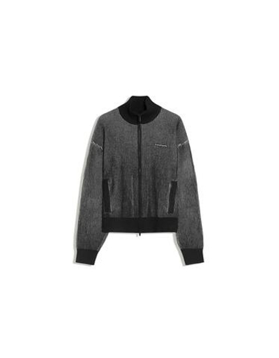 Мужская трикотажная куртка на молнии OUT OF CORE - BERSHKA