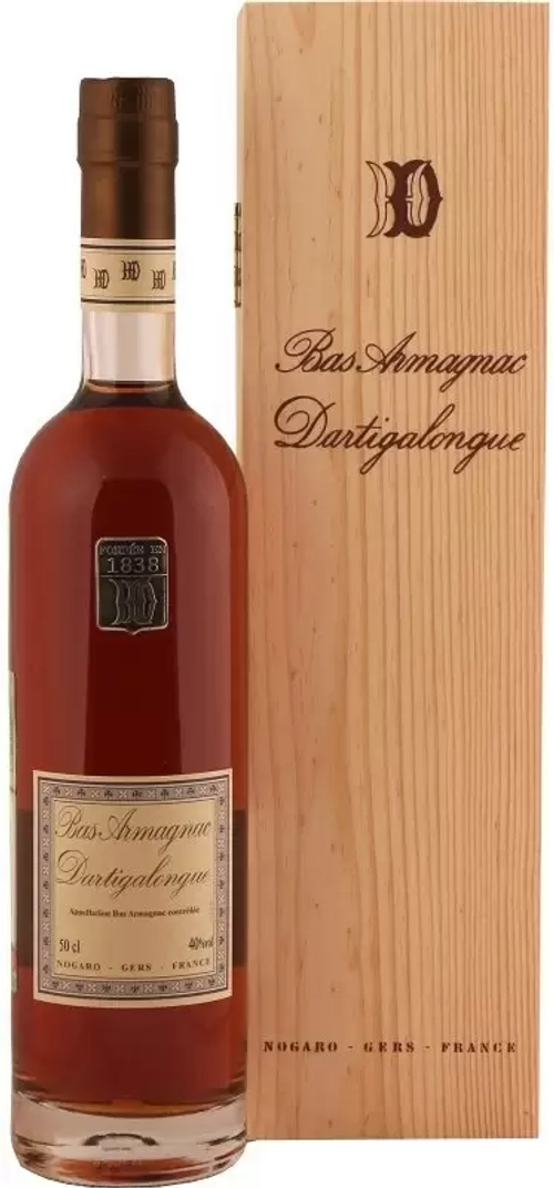 Арманьяк Dartigalongue, Bas Armagnac AOC, 1973, 0.5 л.