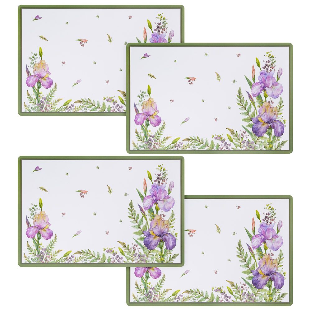 НАБОР ПОДСТАНОВОЧНЫХ САЛФЕТОК "IRISES" ИЗ 4 ШТ., 45Х30 СМ