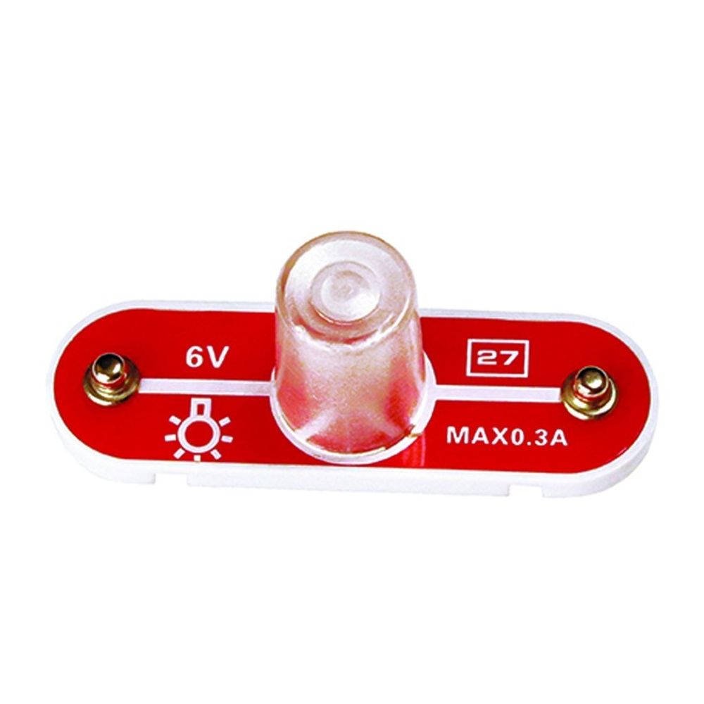 №27 Патрон с впаянной лампой 6V/0.3A