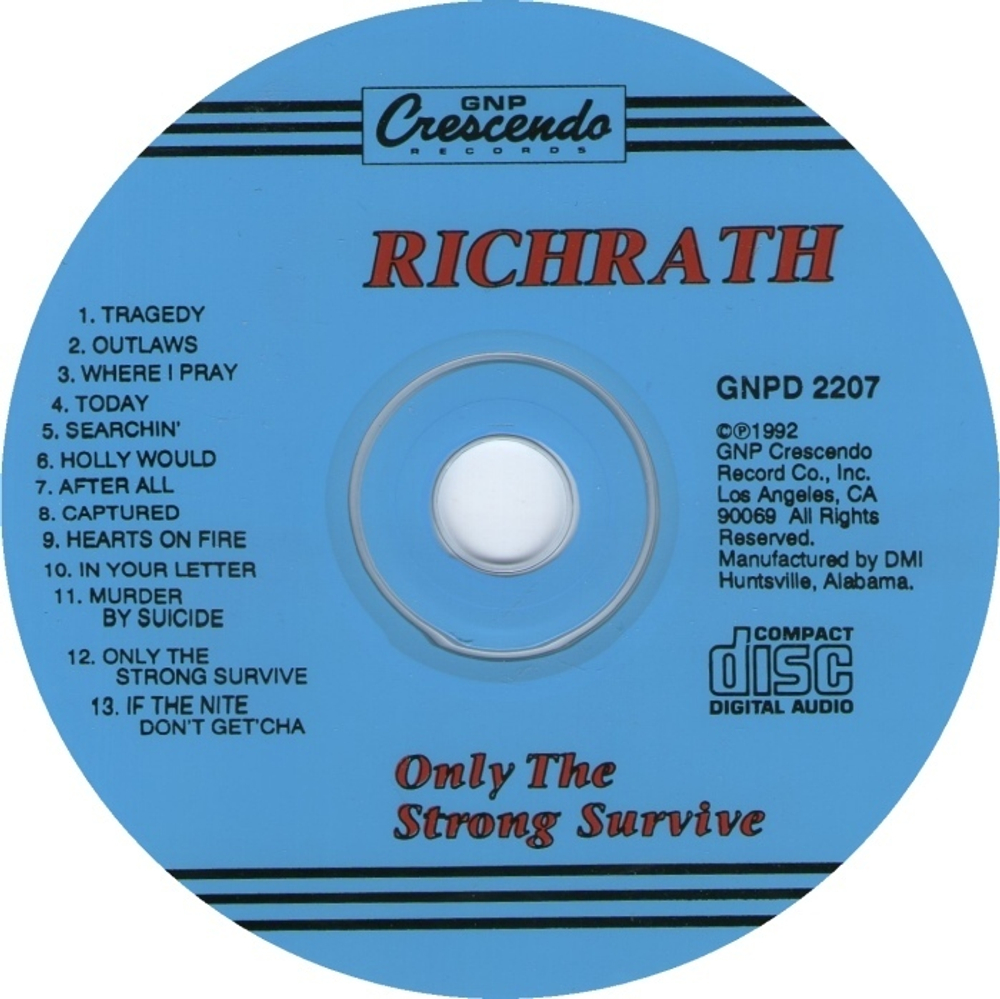 Richrath / Only The Strong Survive (CD)