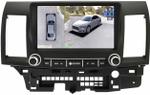 Магнитола для Mitsubishi Lancer X 2007-2016 (рамка с крутилками и кнопками) - Teyes CC3-2K-360 на Android 10, Быстрая, 2K QLED, CarPlay, 4G SIM-слот, 4 камеры в комплекте