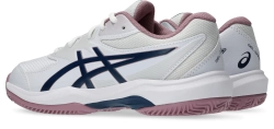Детские теннисные кроссовки Asics Gel-Game GS Clay/OC - white/independence blue