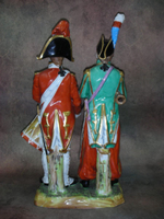 Статуэтка. Фарфор. Солдат. Музыканты Почетного караула, 1804-1814. Dresden. Германия