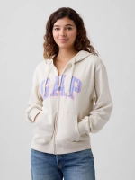 Свитшот с логотипом Gap на молнии из французского махрового полотна - GAP