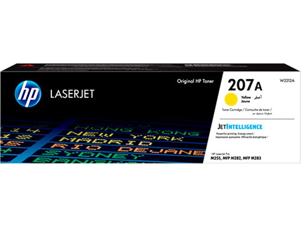 Картридж HP 207A (W2212A) для LaserJet M255/M282/M283 (1.25K) желтый