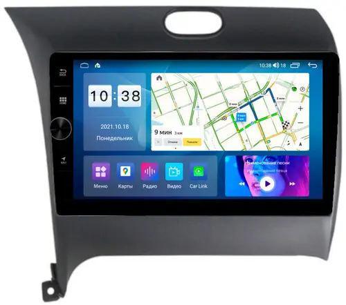 Магнитола для KIA Cerato III 2013-2018 - Parafar PF280LHDAV на Android 12, Быстрая, CarPlay, 4G SIM-слот