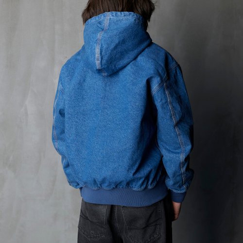 Куртка мужская Dickies Hooded Denim Jacket артикул:DK0A89FBCLB1 - купить в магазине Дайс