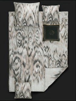 Постельное белье 2 спальное евро Roberto Cavalli Jaguar Painting бежевое