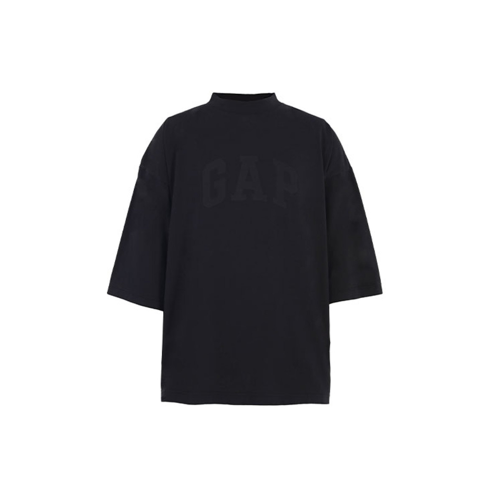 Yeezy X Gap X Balenciaga Черная Унисекс Футболка