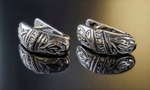 Ювелирные серьги из серебра 925 пробы