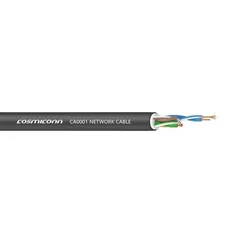 COSMICONN CA0001 Кабель витая пара 24AWGх4P, UTP CAT 5E, цвет черный, D. 6,5 мм