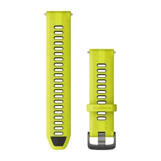 Ремешок Garmin Forerunner QuickFit 22 мм, Жёлтый/черный силикон 010-11251-AE