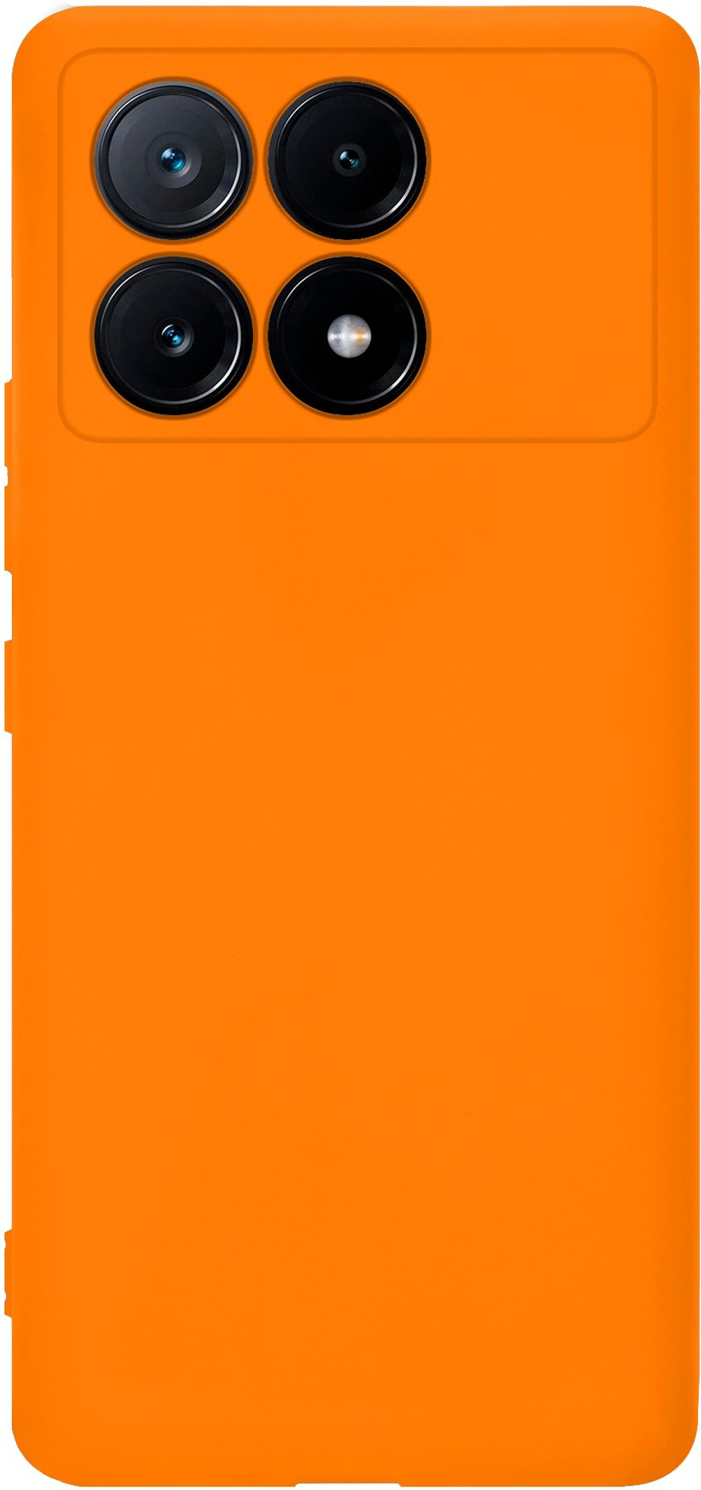 Мягкий Soft Touch чехол из силикона для XIAOMI POCO X6 PRO / REDMI K70E с бархатной подкладкой