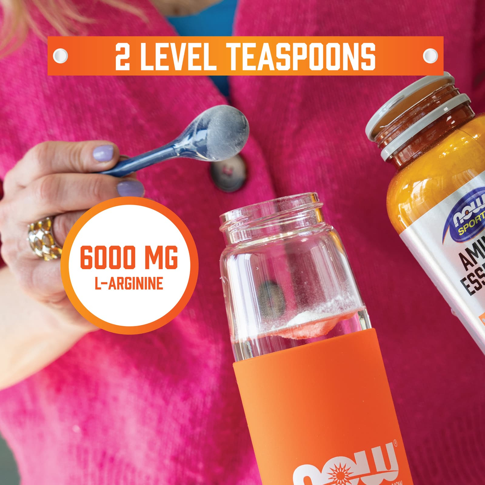 NOW Foods, Sports, L-Arginine Powder, 1 фунт (454 г)