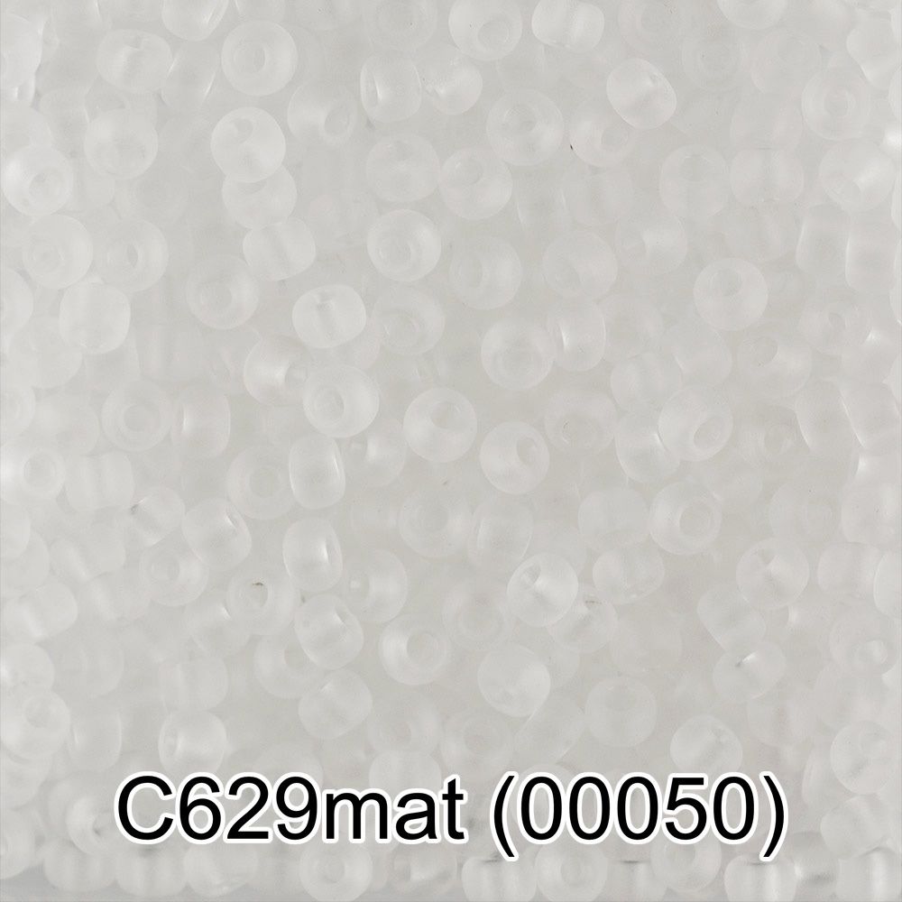 Бисер Gamma 10/0 (2.3 мм), 50 г (10х5 г), C629mat прозрачный мат, 00050, круглый 3 Бисер Gamma 10/0 (2.3 мм), 50 г (10х5 г), C629mat прозрачный мат, 00050, круглый 3