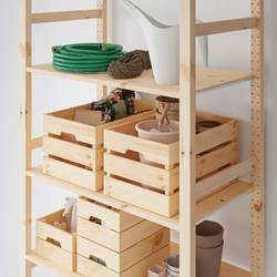 IKEA KNAGGLIG  (ИКЕА КНАГГЛИГ)  -  Ящик - сосна 46x31x25 см