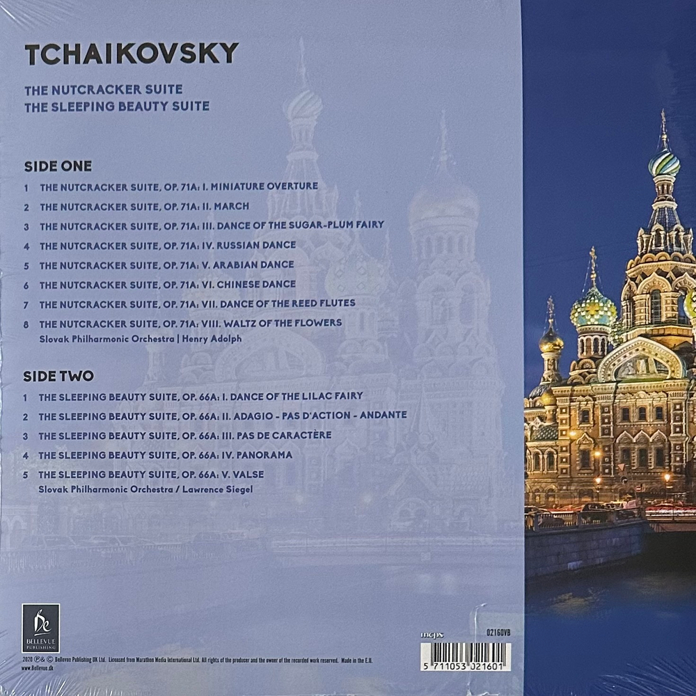 Чайковский ‎– Сюита «Щелкунчик», Сюита «Спящая красавица» (Европа 2020г.)