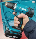 Новинка! Комплект аккумуляторный MAKITA РАСШИРЕННЫЙ: дисковая пила, дрель - шуруповерт, лобзик, рубанок, два аккумулятора, зарядное устройство, кейс N0158-4AM