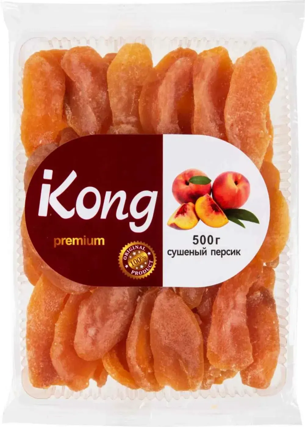 Сушеный Персик Kong натуральный кг