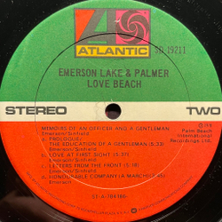 Виниловая пластинка Emerson, Lake & Palmer ‎– Love Beach LP