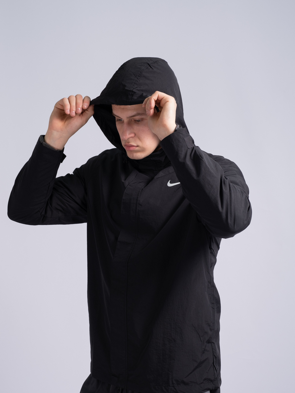 Ветровка Nike #9084 (чёрн.)