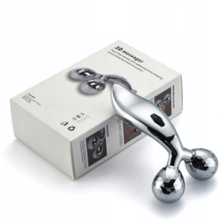 3D Ручной лифтинг массажер для лица, шеи и тела 3д MASSAGER (Silver) ZL-206