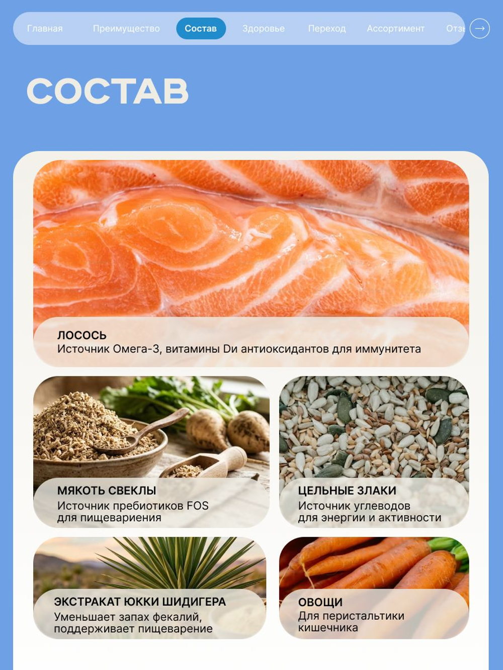 Корм сухой для взрослых собак породы Самоед, премиум полнорационный комплекс, с лососем, 12 кг, QUATTRO