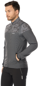 Куртка ветровка KV+ SPRINT jacket man, black/grey, 23S06.1