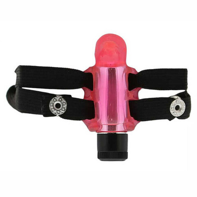 Клиторальный стимулятор Strap-on Bizzy Birdy Vibe (Цвет: розовый)
