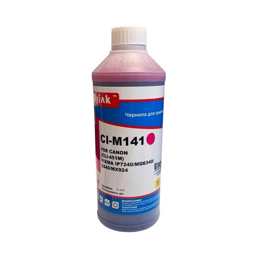 Чернила для CANON CLI-451M (1л, magenta, Dye) CI-M141 Gloria™ MyInk