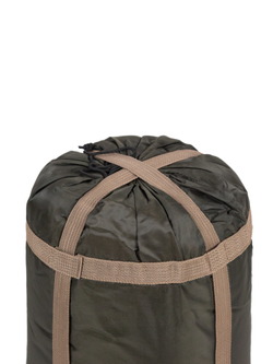 Спальный мешок Naturehike U350  с капюшоном, коричневый (NH20MSD07), молния слева