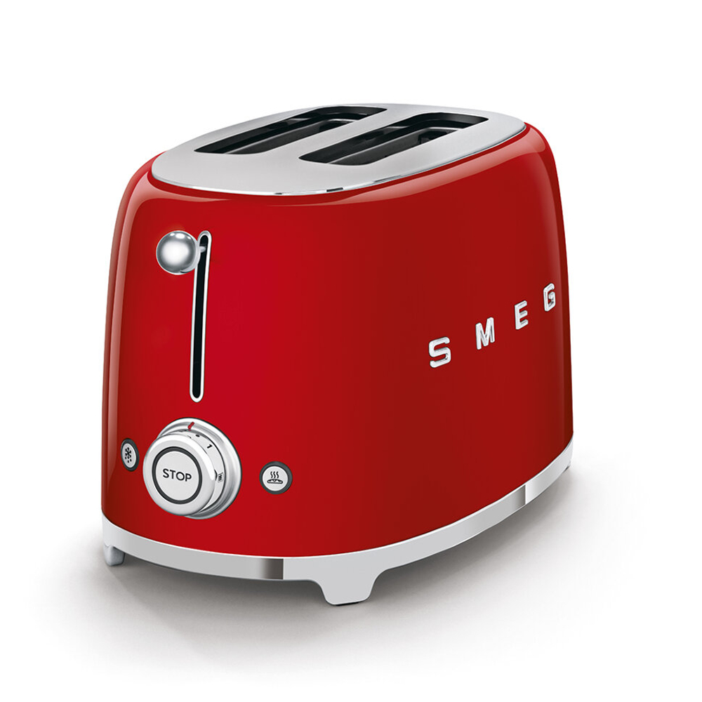 Тостер Smeg Стиль 50-х годов для 2 тостов красный