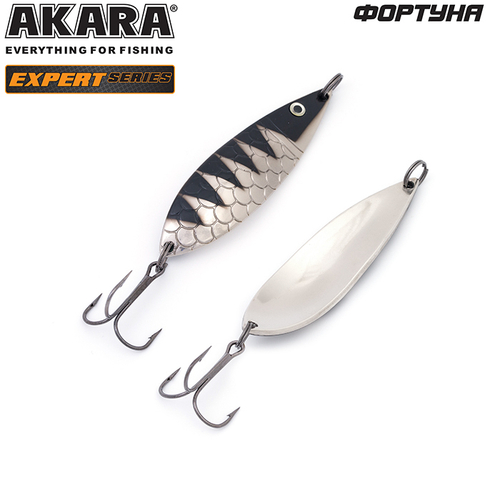 Блесна колебалка Akara Expert Фортуна 80 мм 24 гр. 13/SIL