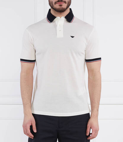 Поло Emporio Armani - кремовый(3R1F70 1JTKZ)