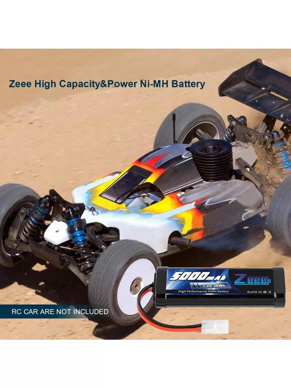Аккумулятор для радиоуправляемой машинки Ni-Mh 7.2V 5000mAh