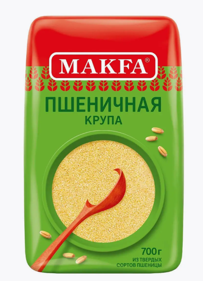 Макфа Пшеничная крупа " Артек " Макфа 700 гр.