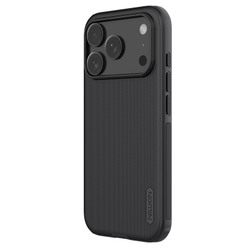 Противоударный чехол черного цвета от Nillkin для смартфона iPhone 17 Pro Max, серия Super Frosted Shield Pro