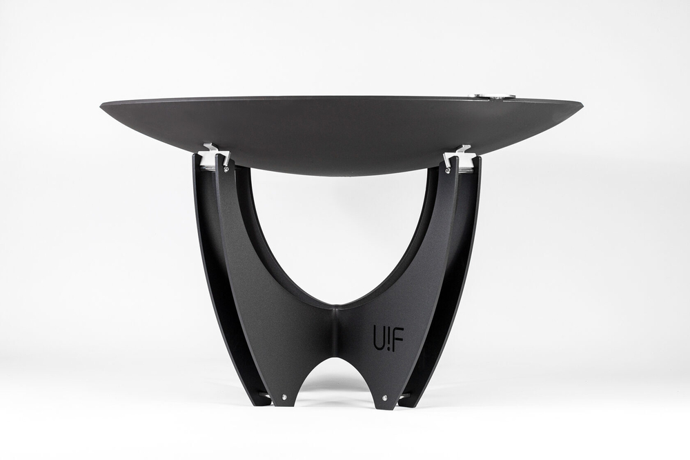 Чаша для костра с высоким основанием Up!Flame STEEL CUP 1000 Magnum black