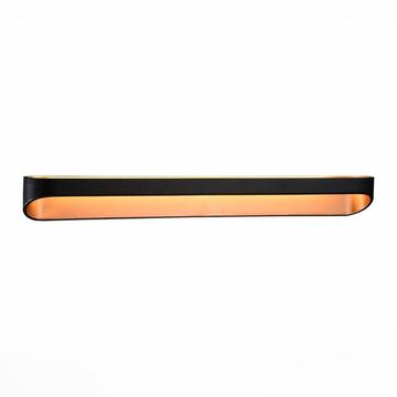 Светильник настенный LED 1*18W 4000K SL582.411.01 чёрный/золото Mensola ST-Luce