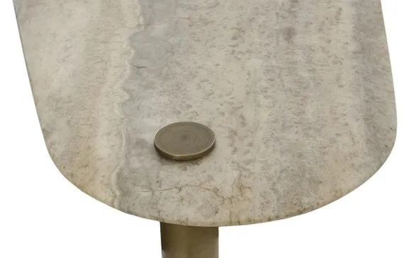 Консоль 4907, 160х76 см, мрамор Grey Travertine