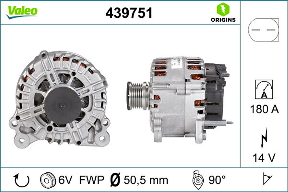 VALEO - 439751-VAL - Alternator